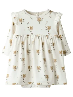 Lil' Atelier Layo Langærmet Bodykjole - COCONUT MI- Kjoler