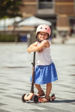 SCOOTRIDE Løbehjul Highwaykick 3 LED Peach- Løbehjul & Rulleskøjter