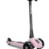 SCOOTRIDE Løbehjul Highwaykick 3 LED Rose- Løbehjul & Rulleskøjter