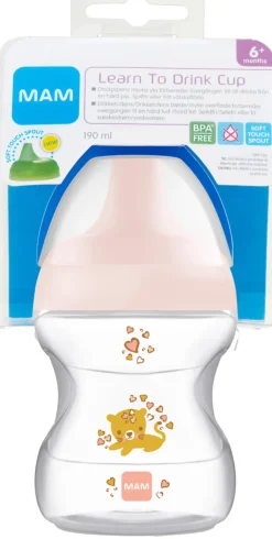MAM Learn To Drink Kop 190ml Pink- Service