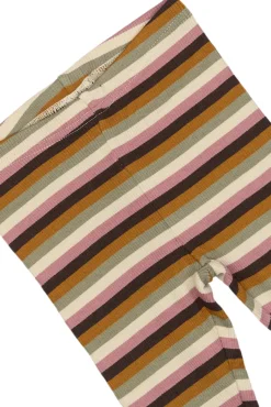 PETIT PIAO Legging Striber - Nostalgic Rose Multi Stripe- Leggings