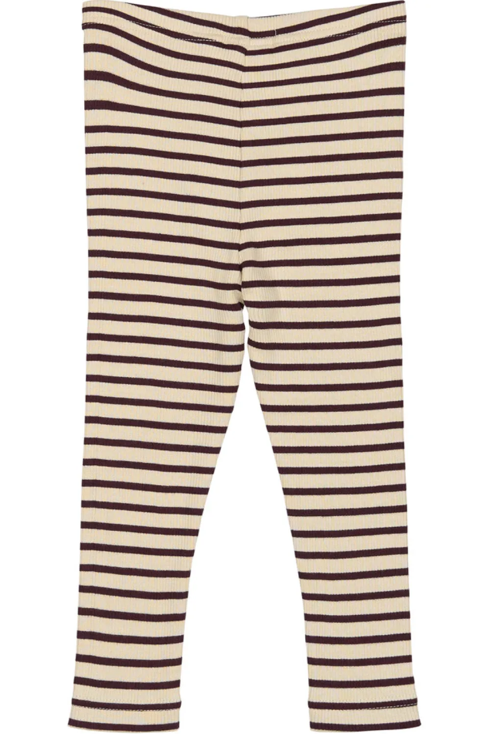 PETIT PIAO Leggings - Dark Grape/Off White- Leggings