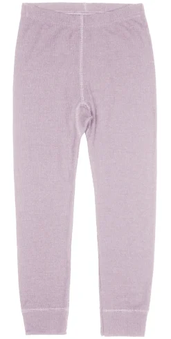 BeKids Leggings I Uld - Lys Lilla/15698- Uldunderdele