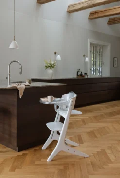 Cybex Lemo Platinum højstol 4in1 sæt, hvid-Børn Højstole Med Tilbehør