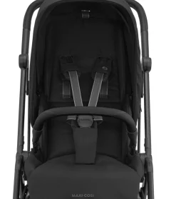 Maxi-Cosi Leona 2 - Twillic Black- Klapvogne Med Flade Sæder