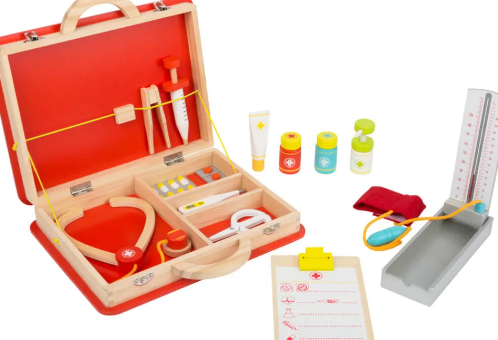 SMALL FOOT Læge Nødhjælpskasse- Rolleleg