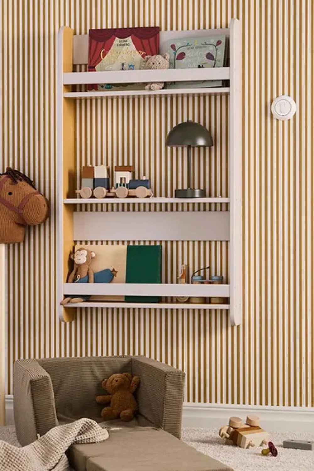 KIDSCONCEP Lænestol foldbar grøn-Børn Børneborde & Stole