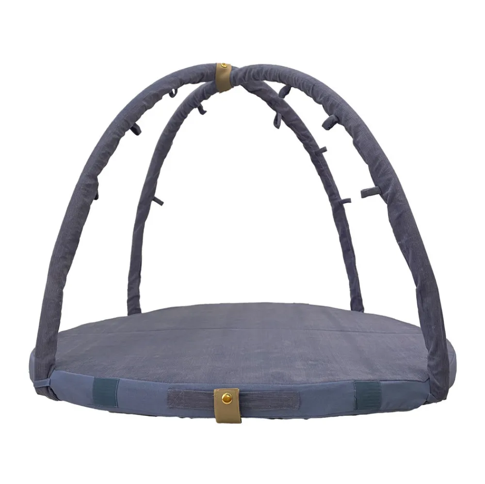 Filibabba Loui multimadras - Warm Blue- Aktivitetstæpper