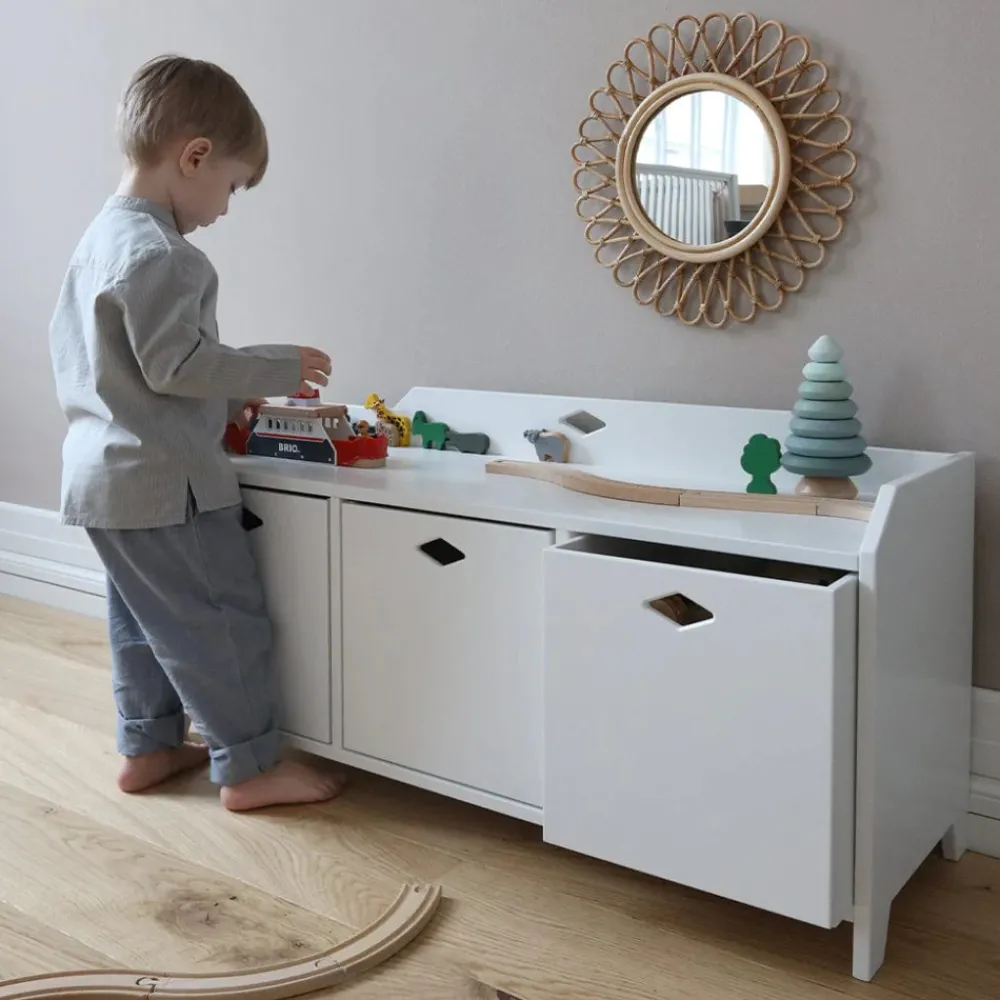 Cam Cam Copenhagen Luca Opbevaringsmøbel - hvid - FSC®-Børn Reoler