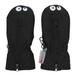 Color Kids Luffer m. lynlås - Black- Luffer & Vanter