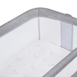 Lionelo Luna vugge - grå-Børn Side By Side Senge