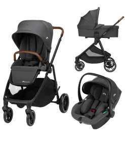 Bebeconfort Luvia trio - Mineral graphite- Kombivognspakker