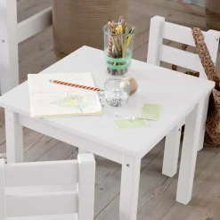 Hoppekids Mads Børnebord - hvid-Børn Børneborde & Stole