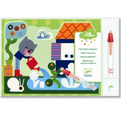 Djeco Magisk farvelægning, Gemt i haven- Kreasæt