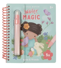 Little Dutch Magisk vandmalebog - Rosa & Friends- Aktivitets- & Malebøger