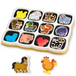 QUERCETTI Magnetisk puslespil: Bondegård- Magnetlegesæt