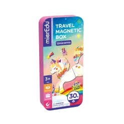 MIEREDU Magnetisk rejsesæt - Enhjørning- Magnetlegesæt