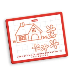 QUERCETTI Magnetiske bogstaver - Sæt med tavle- Magnetlegesæt