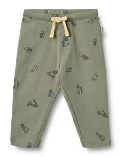 Wheat Manfred Jersey Bukser - Dusty green cars- Bukser