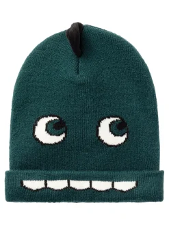 NAME IT Mateo strikket beanie - SEA MOSS- Elefanthuer & Huer