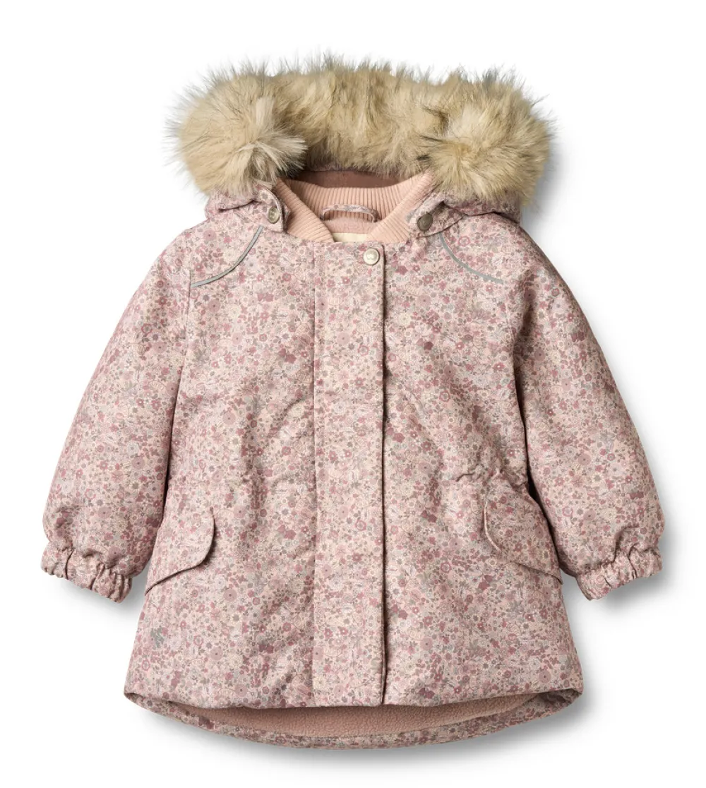 Wheat Mathilde Jakke - Rose dust flowers- Vinterjakker & Bukser