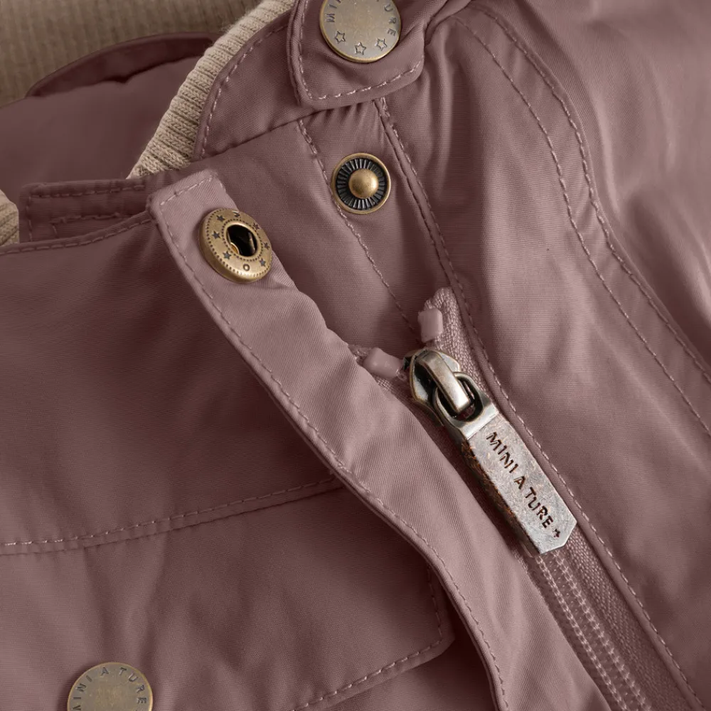 MINI A TURE Matwisti Fleeceforet Flyverdragt - Peppercorn plum- Flyverdragter