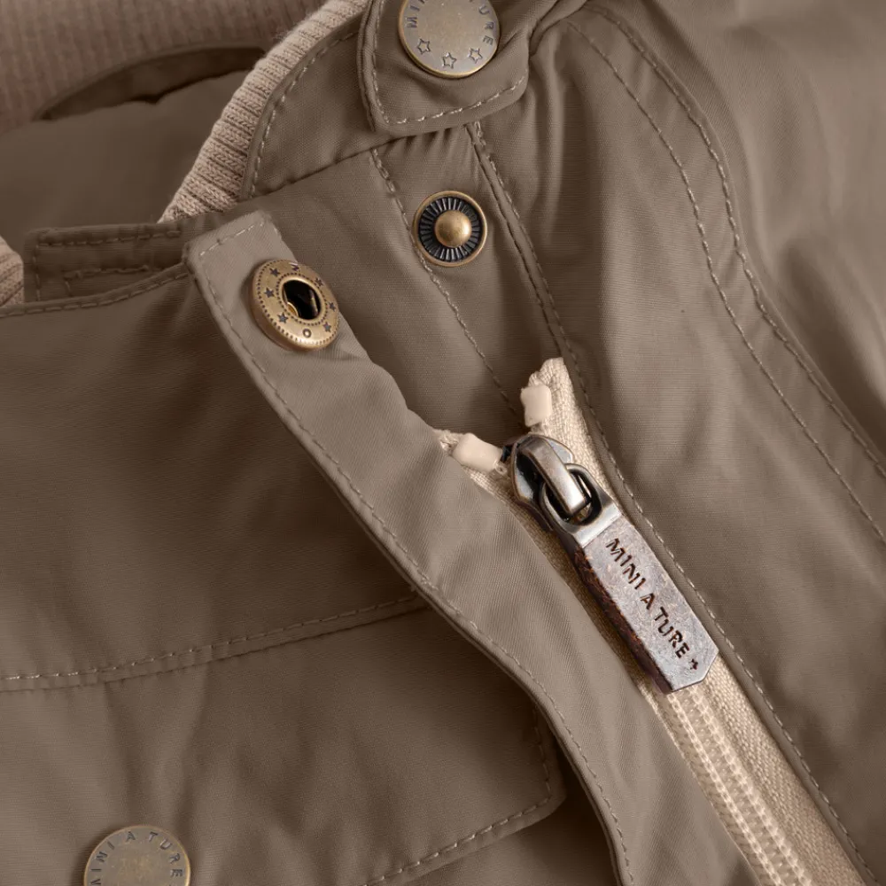 MINI A TURE Matwisti Fleeceforet Flyverdragt - Morel grey- Flyverdragter