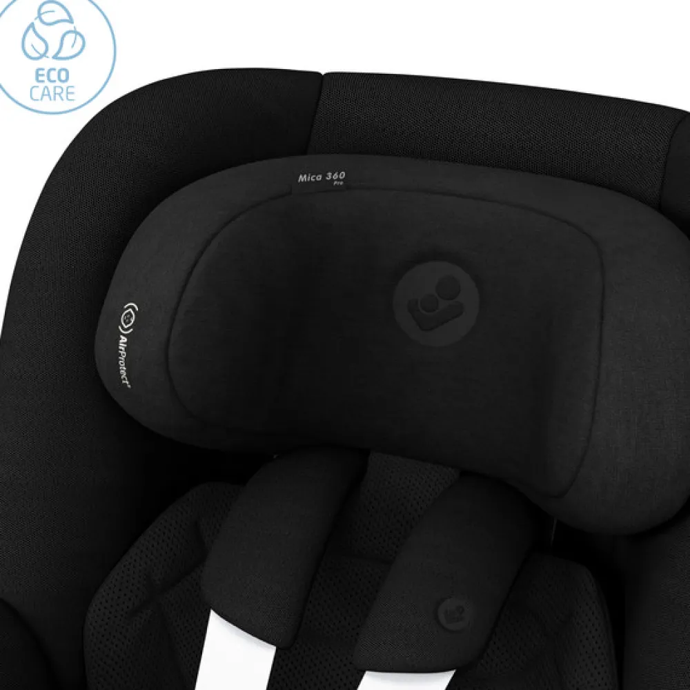 Maxi-Cosi Mica 360 Pro - authentic black- Autostole Med Integreret Baser|Autostole 40-125 Cm (0-6 År)