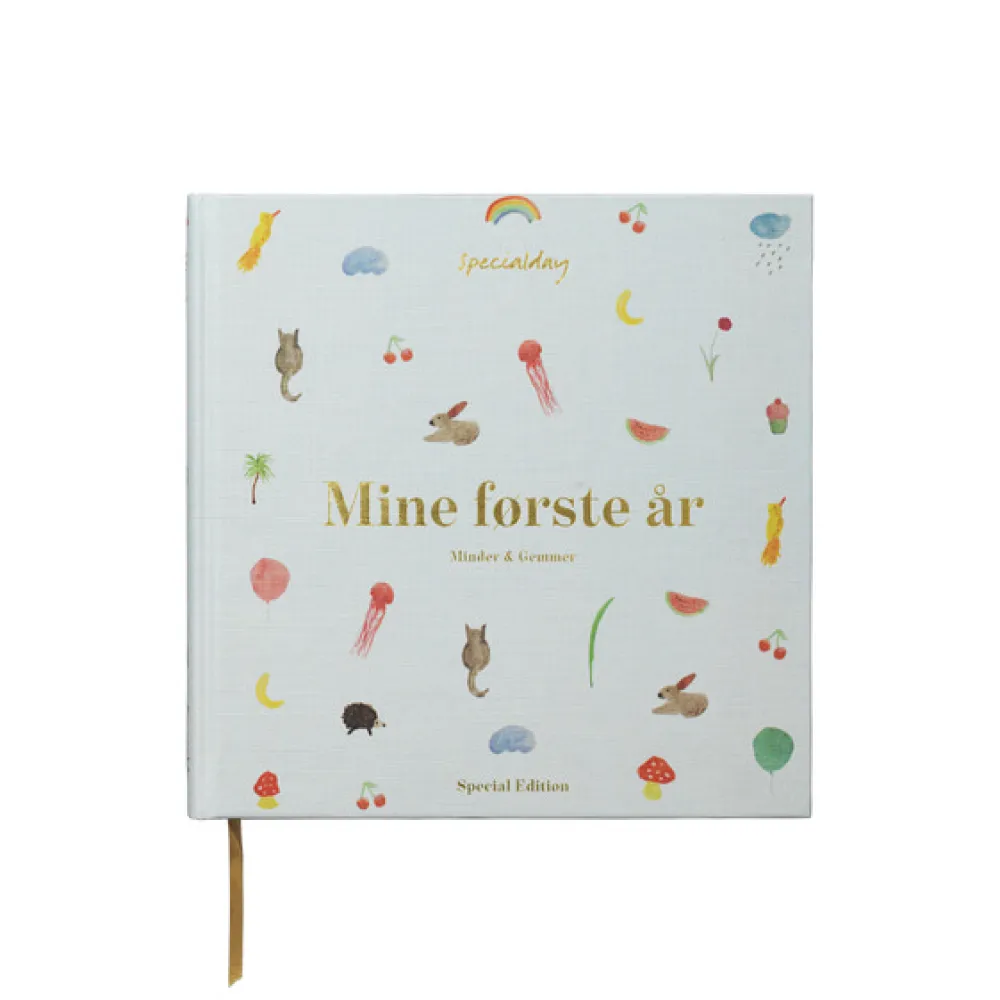 Specialday Mine første år - blå- Barnets Bog