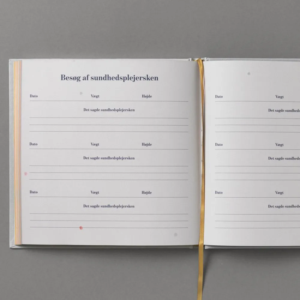 Specialday Mine første år - blå- Barnets Bog