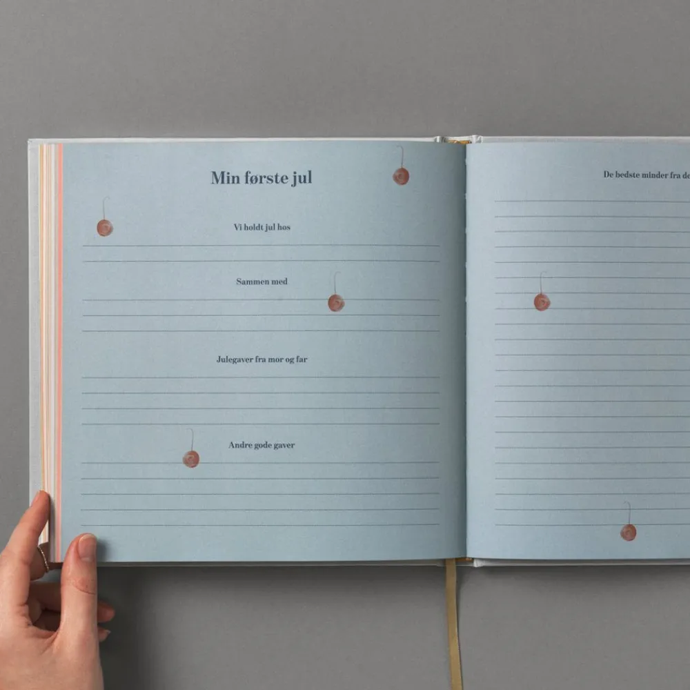 Specialday Mine første år - blå- Barnets Bog