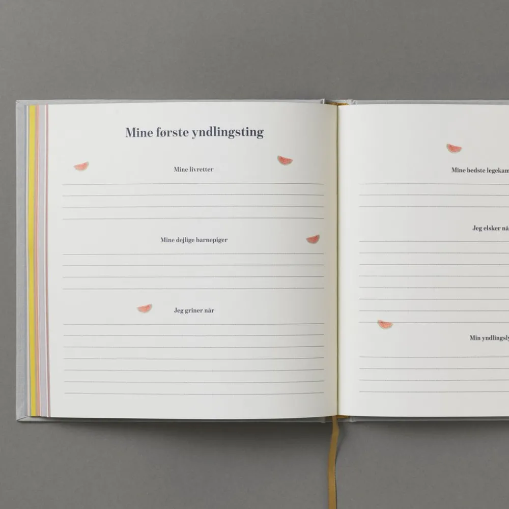 Specialday Mine første år - blå- Barnets Bog