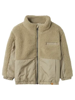 Lil' Atelier Nalo ls løs jakke solid - LAUREL OAK- Overgangsjakker