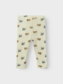 Lil' Atelier Nalu Uld Leggings - Turtledove- Uldunderdele