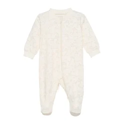 Fixoni Natdragt med lynlås og fod - Marshmallow- Natdragter|Heldragter M. Fod