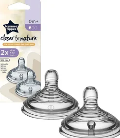 Tommee Tippee Natural Start flaskesut 0 mdr. Slow- Sutteflasker