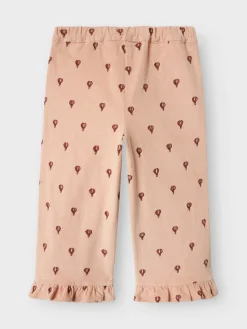 Lil' Atelier Nelly Cord Straight Bukser - Cameo Rose- Bukser