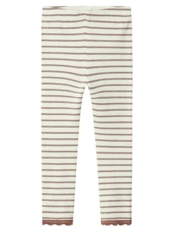 NAME IT Nette Slim Leggings - Peppercorn- Leggings