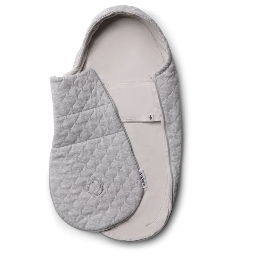 Bugaboo Newborn inlay - light grey melange- Køreposer