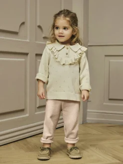 Lil' Atelier Noella Sweatpants - Cameo Rose- Bukser