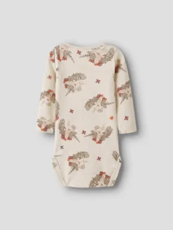 NAME IT Noise Body - Peyote Melange- Bodystocking Langærmet