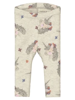 NAME IT Noise Leggings - Peyote Melange- Leggings