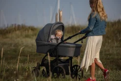 BASSON Nordic Lite - gray- Barnevogne Med Langt Liggemål