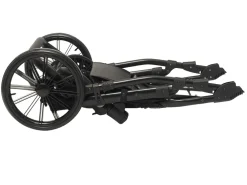 BASSON Nordic Lux - Dusty Olive- Barnevogne Med Langt Liggemål