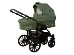 BASSON / Scandia Nordic Lux inkl. regnslag og kopholder - Dusty green- Barnevognspakker