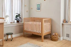 FLEXA Nova tremmeseng med puslebord - eg-Børn Pusleborde|Tremmesenge