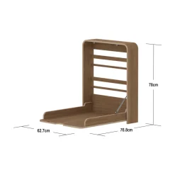 FLEXA Nova væghængt Puslebord, eg-Børn Pusleborde|Pusleborde