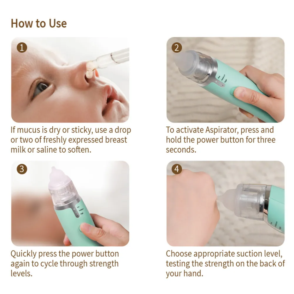 Haakaa Næseaspirator- Plejeartikler Til Baby