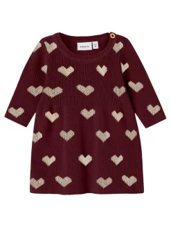 NAME IT Oana Kjole - Burgundy- Kjoler