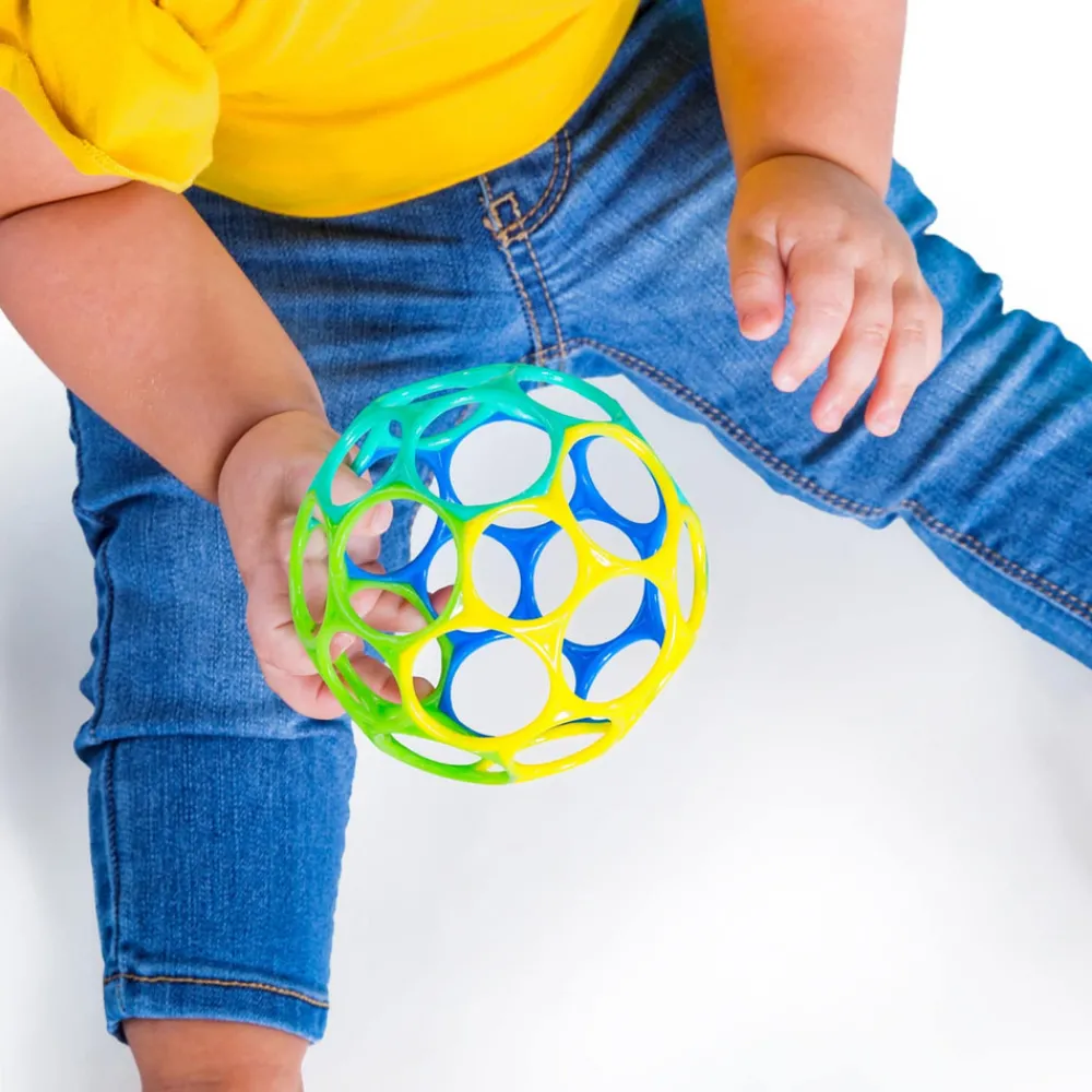 Oball Classic bold - Blå/Grøn- Sansebolde